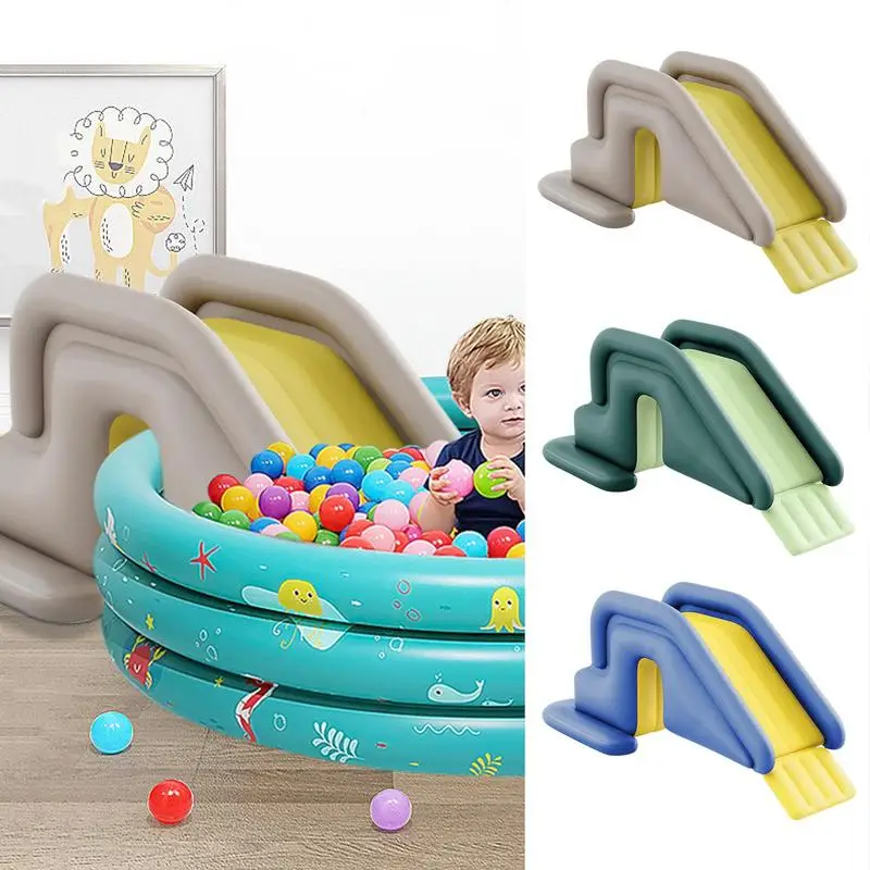Inflatable Swimming Pool Slide Thick Sunshade Shed Slide Swimming Pool Children Adults Use Foldable Folding Send Air Pump inflatable play tent
