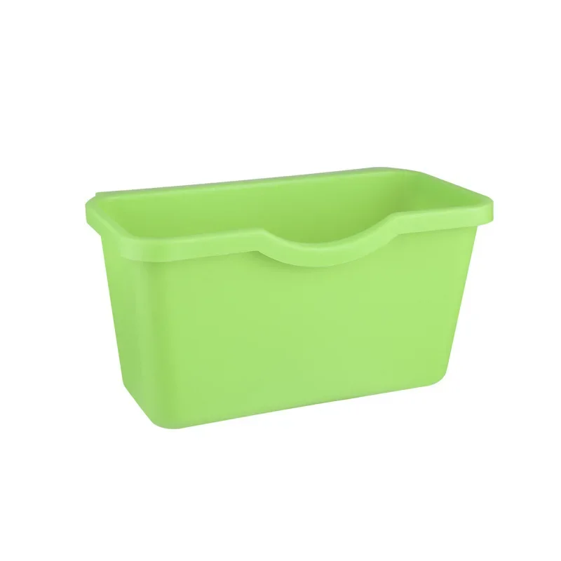 Plastic Basket Hanging Trash Can Waste Bin Garbage Can Storage Box Trash Storage Desktop Kitchen Holder Cabinet Door 1pcs trash can desktop trash can
