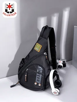 Borse a tracolla volontari per uomo 2023 Nuova borsa a tracolla impermeabile di alta qualità multitasche vintage alla moda leggera 1609-15 1
