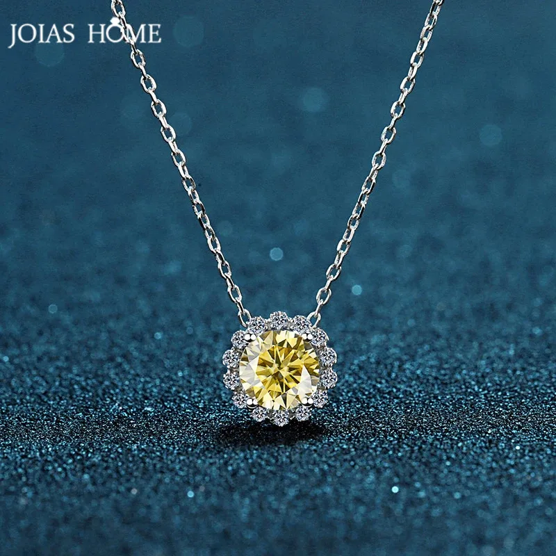 JOIAS HOME 패셔너블하고 미니멀한 실버 s925 1ct D 컬러 모이사나..
