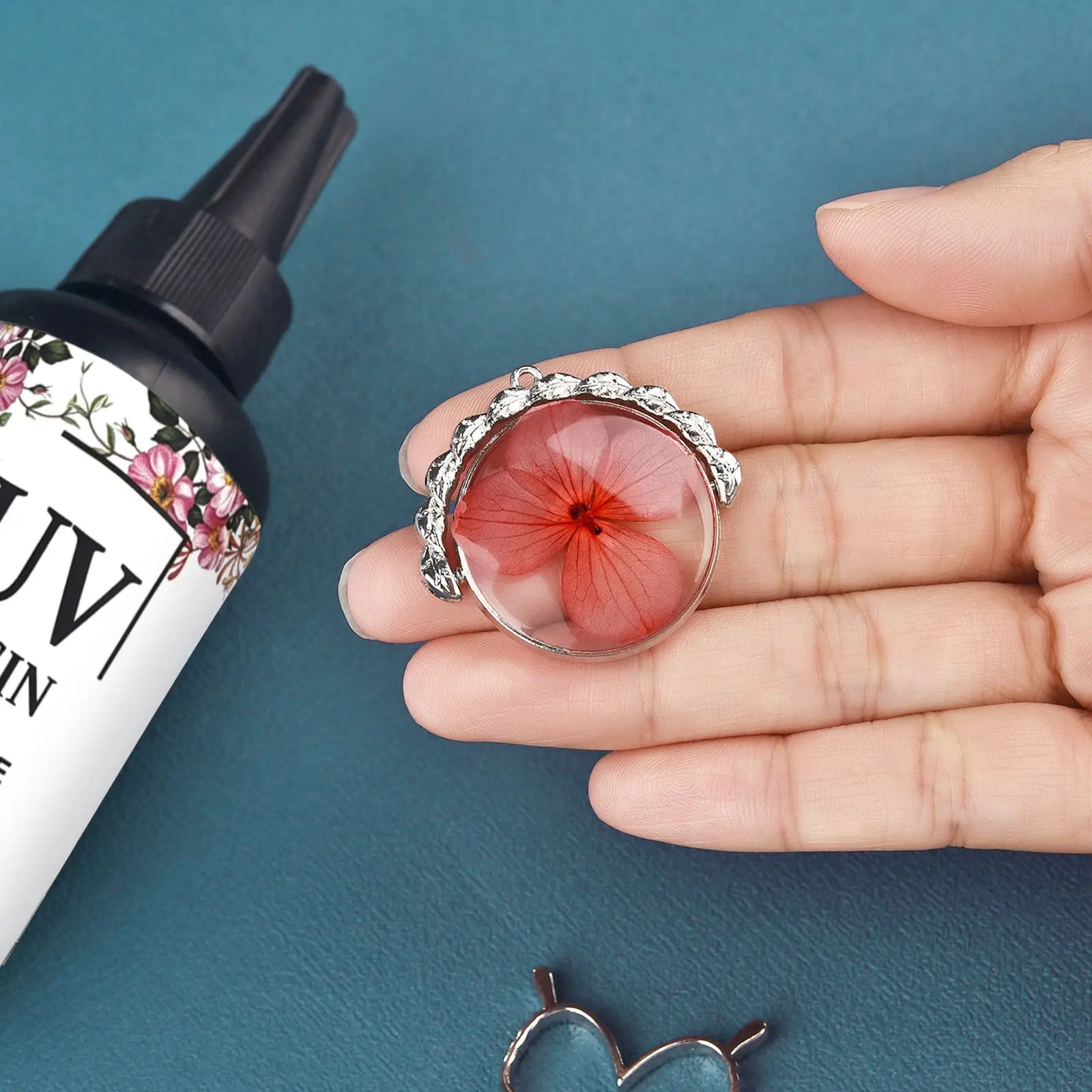 UV Resin Lamp UV Resin Glue 20g/50g/100g UV Epoxy Resin Glue DIY Jewelry Making High Transparency Fast Drying High Hardness
