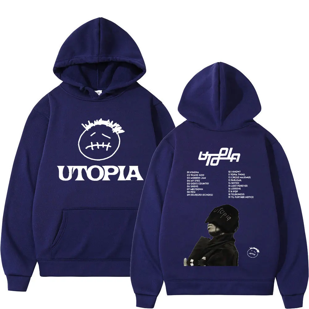 Hot Sale Rapper Cactus Jack Hoodie Music Album Print Sweatshirts Men Women Fashion Hop Oversized Hoodies Streetwear