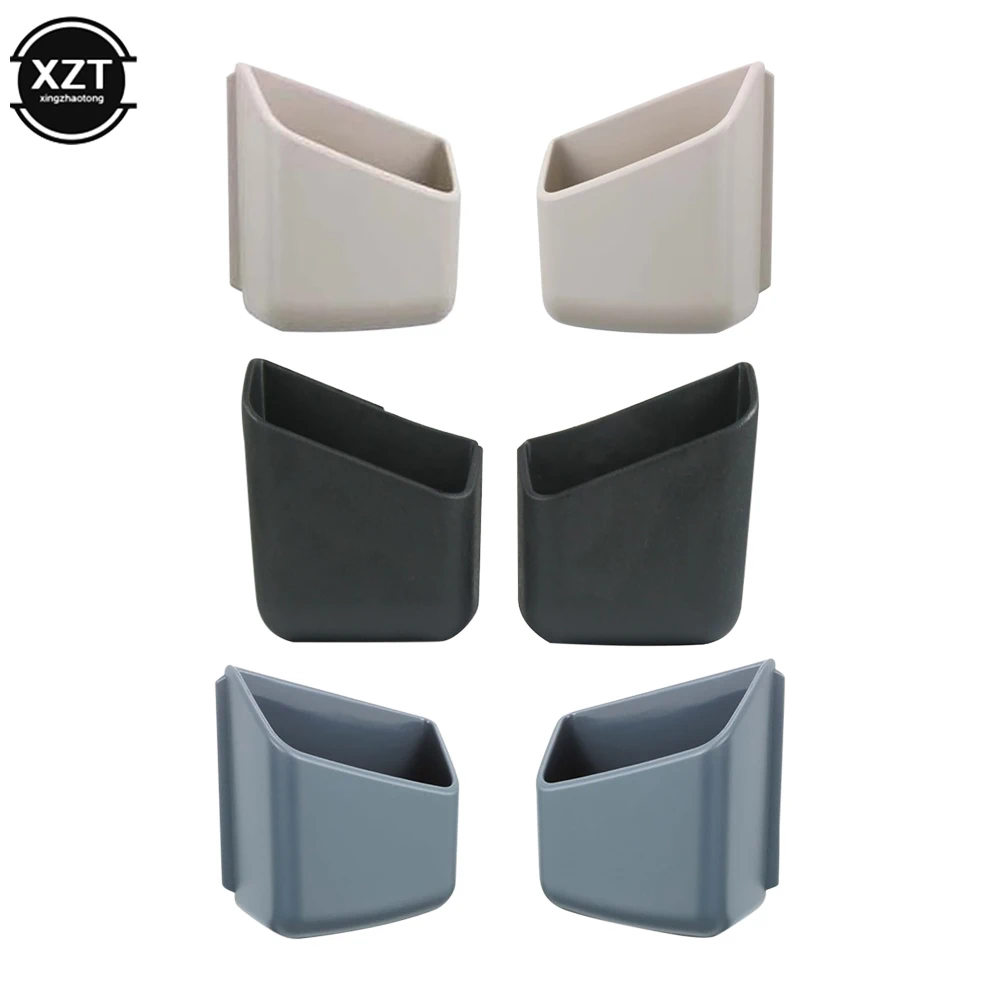 Universal Car Auto Sunglasses Organizer Eyeglasses Glasses Holder Accessories Phone Organizer Storage Boxes Holders Pocket 2Pcs