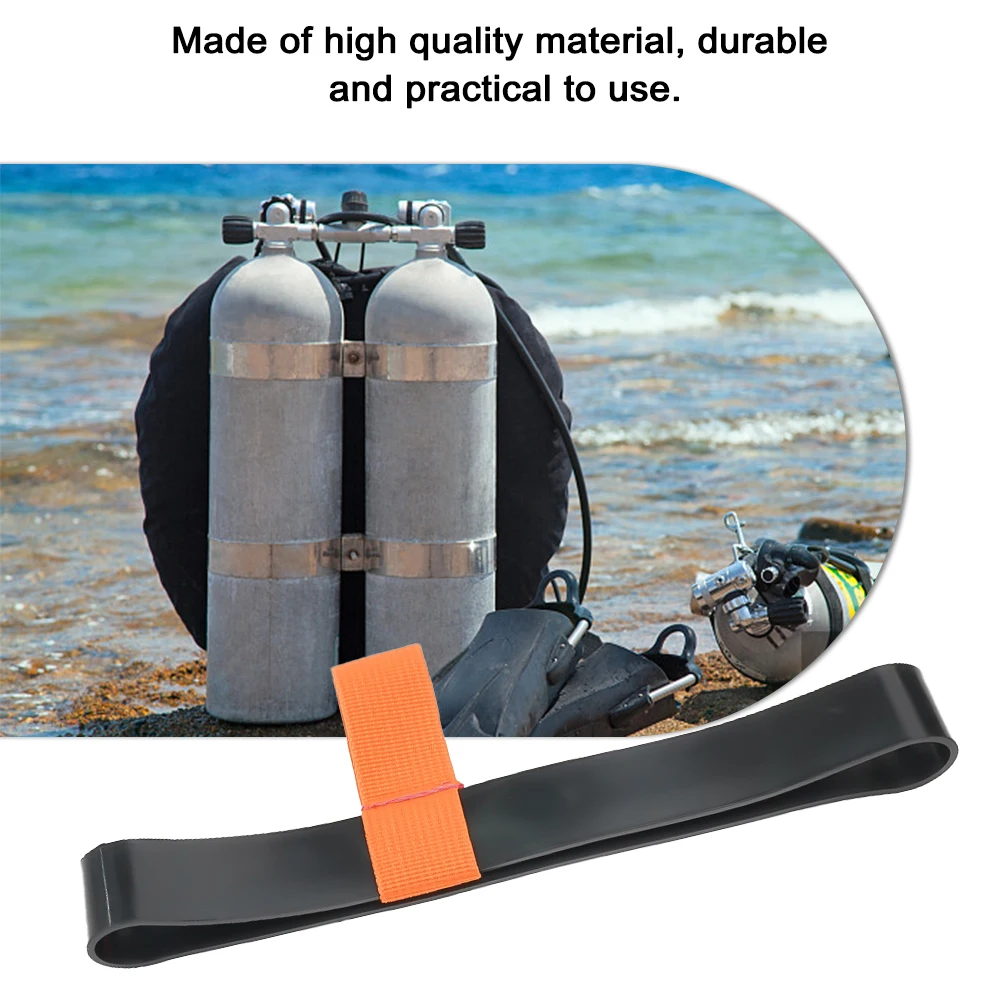 Scuba Diving Accessories Elastic Scuba Diving Snorkeling Tank Cylinder Bottle Hose Retainer Band Side Hanging Bottle Gas Collar Bandages