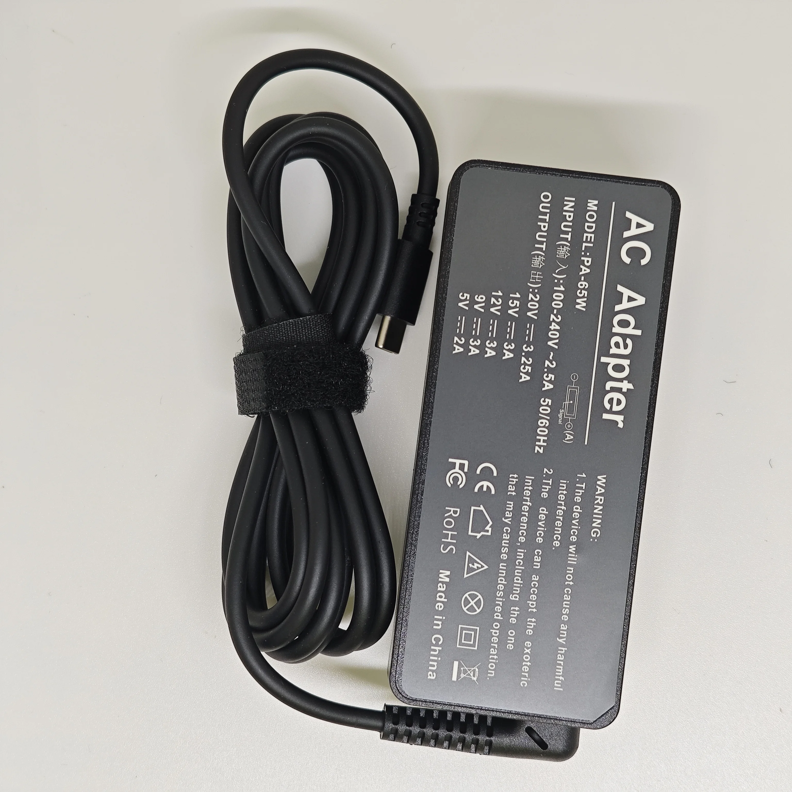 Laptop Charger 65W 20V 3.25A USB Type-C AC For Lenovo Thinkpad X1 Carbon Yoga X270 X280 T580 P51 P52s E480 E470