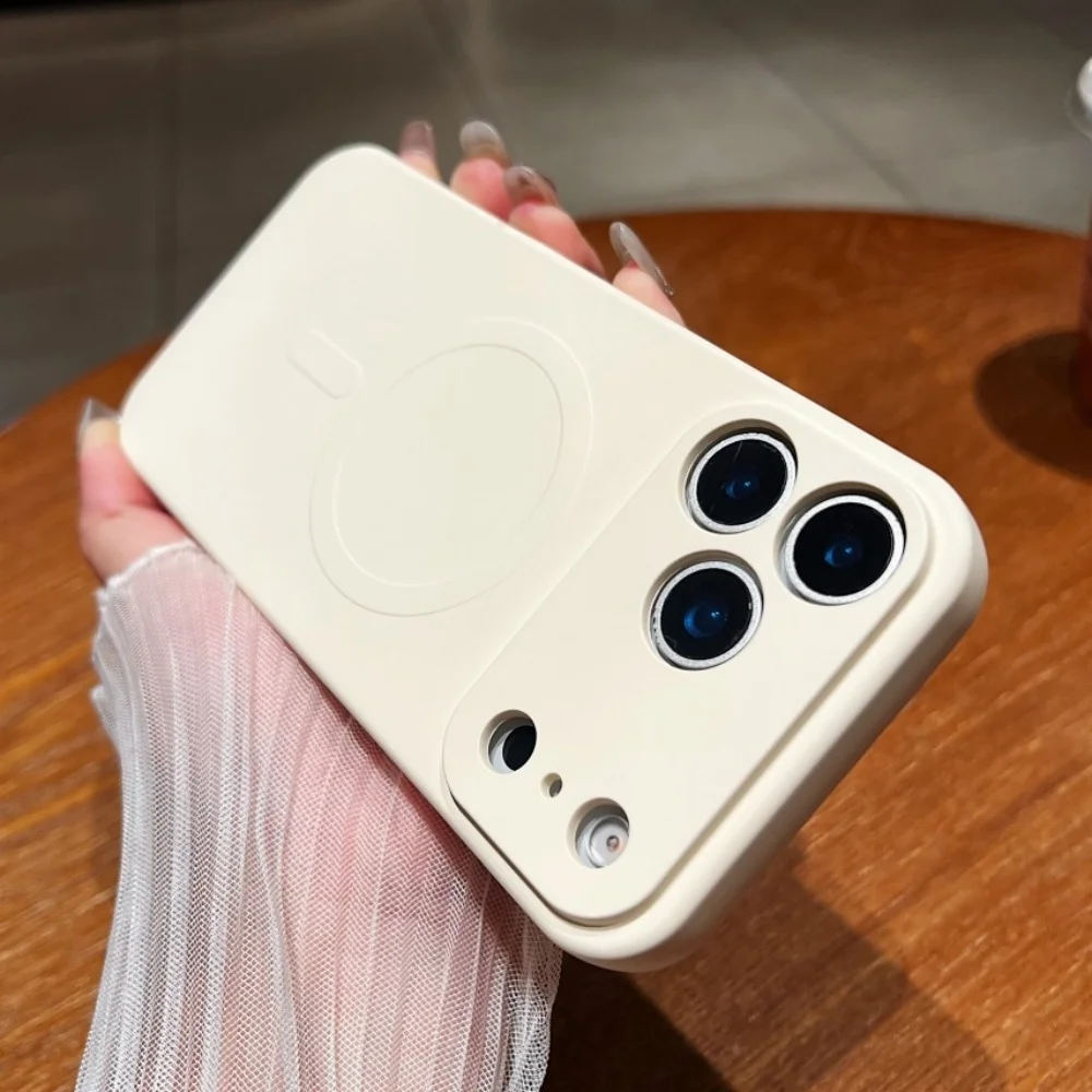 Magnetic Soft Liquid Silicone Phone Case - MagSafe Compatible