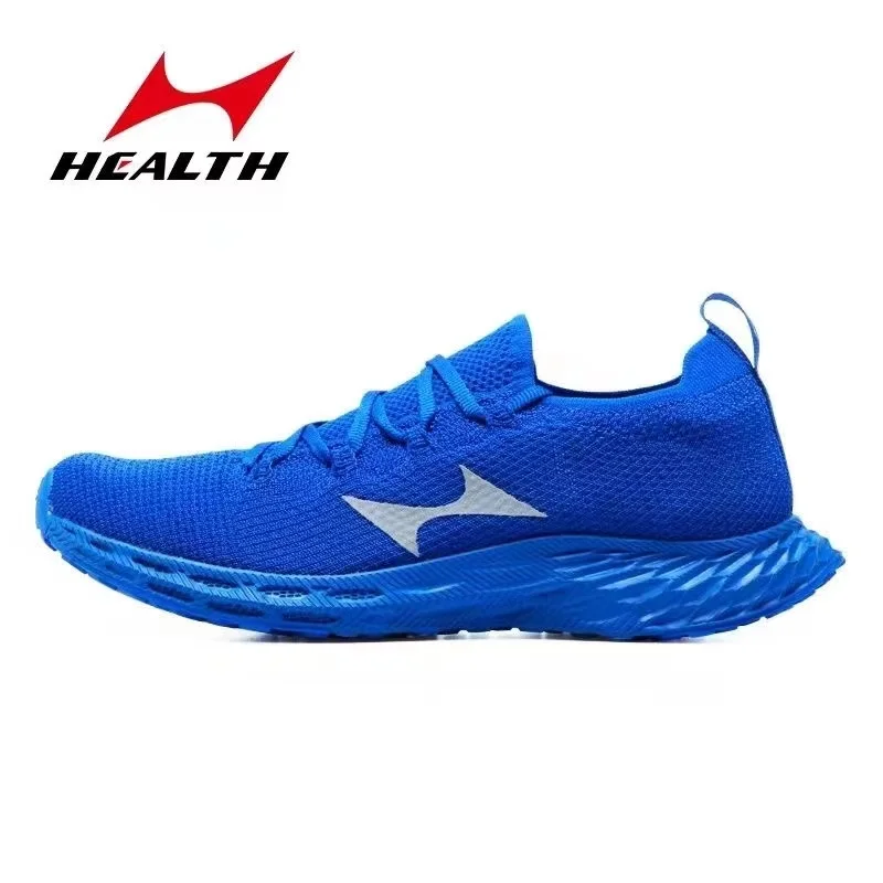 Health 788S Carbon Plate Durable Marathon Sneakers Breathable Non slip Lightweight  Track and Field Running Shoes Red Blue Black