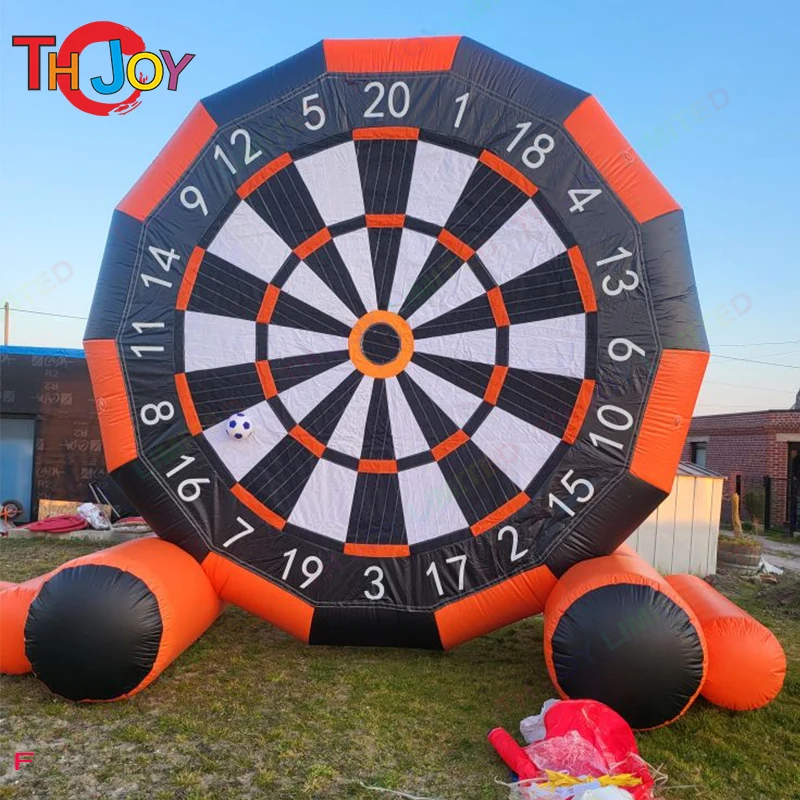 

5m/17ft high outdoor Inflatable soccer dart board, two sides inflatable football dart,good quality inflatable FOOTDART games