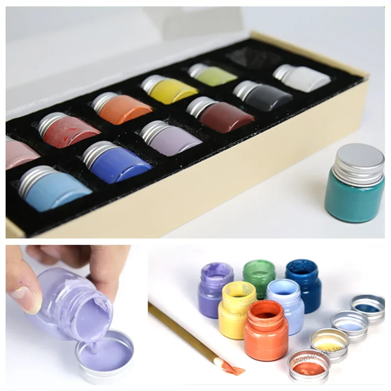 12-color Pottery Art Underglaze Watercolor Paint Morandi Color Glaze DIY Ceramic Coloring Jingdezhen High Temperature Glaze