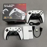Nouveau 4K TV Game Stick M15 ultra 64G 128G lecteur de jeu portable 2.4G double contrôleur sans fil 50000 + jeux lecteur de jeu familial 2