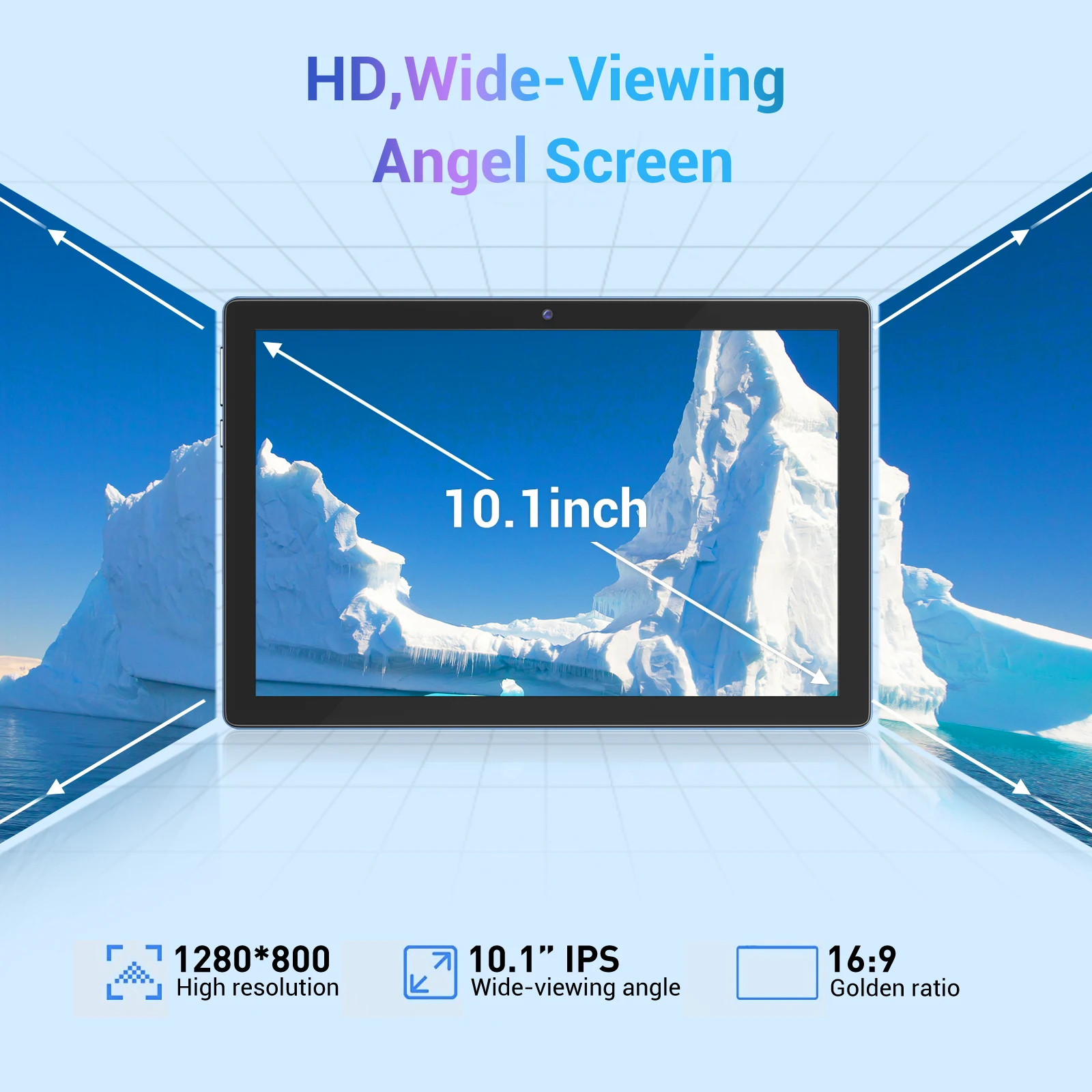 XGODY Kids Tablet Children Study Tablets for Education 10 Inch 4GB 64GB Quad Core WiFi OTG 1028x800 Android 11 PC With Cute Case