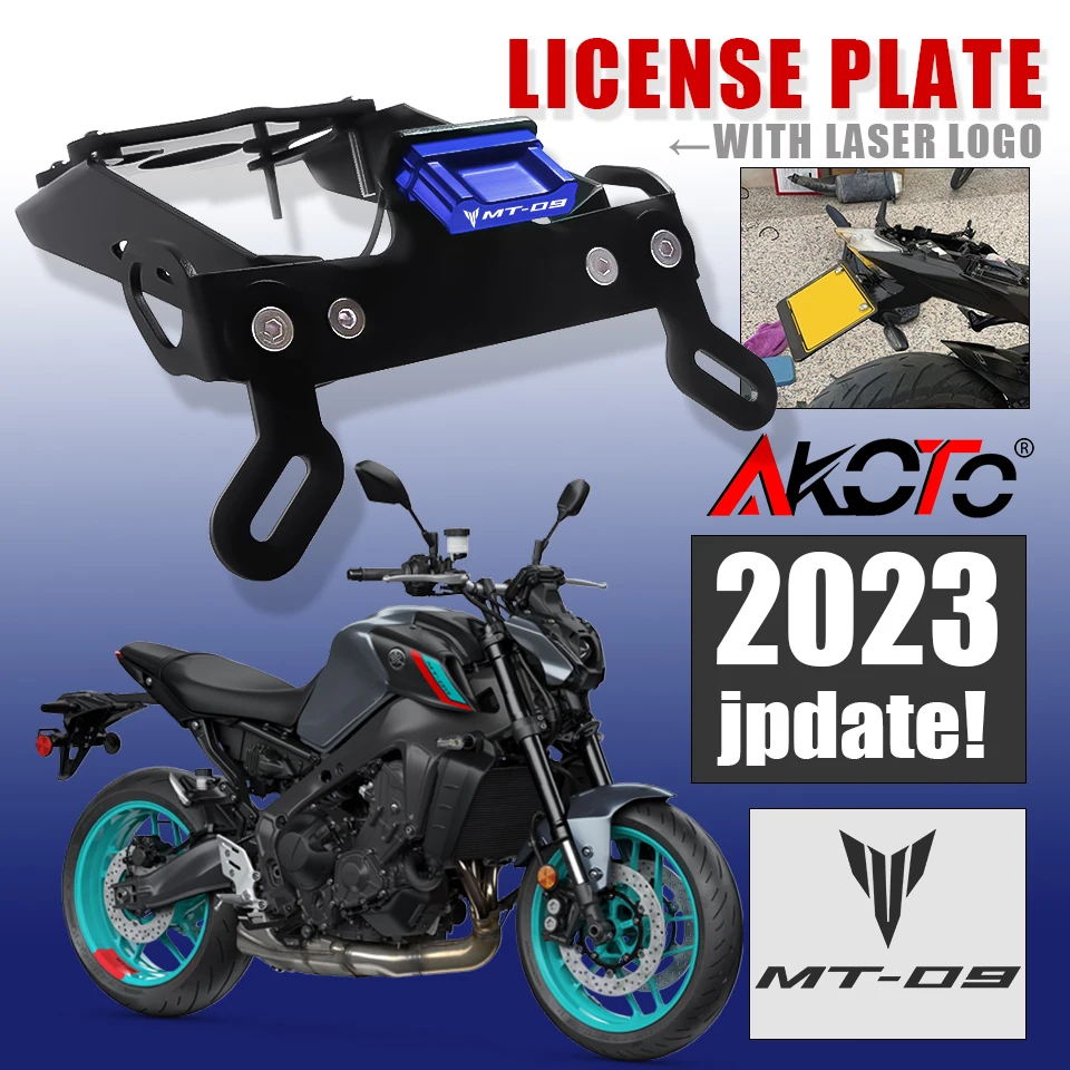 Aileron Déflecteur Pour Yamaha MT-09 / MT-09 SP 2021-2023 – Améliore L'aérodynamisme – Matière ABS – Noir Ou Fibre Carbone