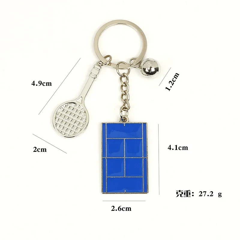 Sports tennis keychain key souvenir gift jewelry