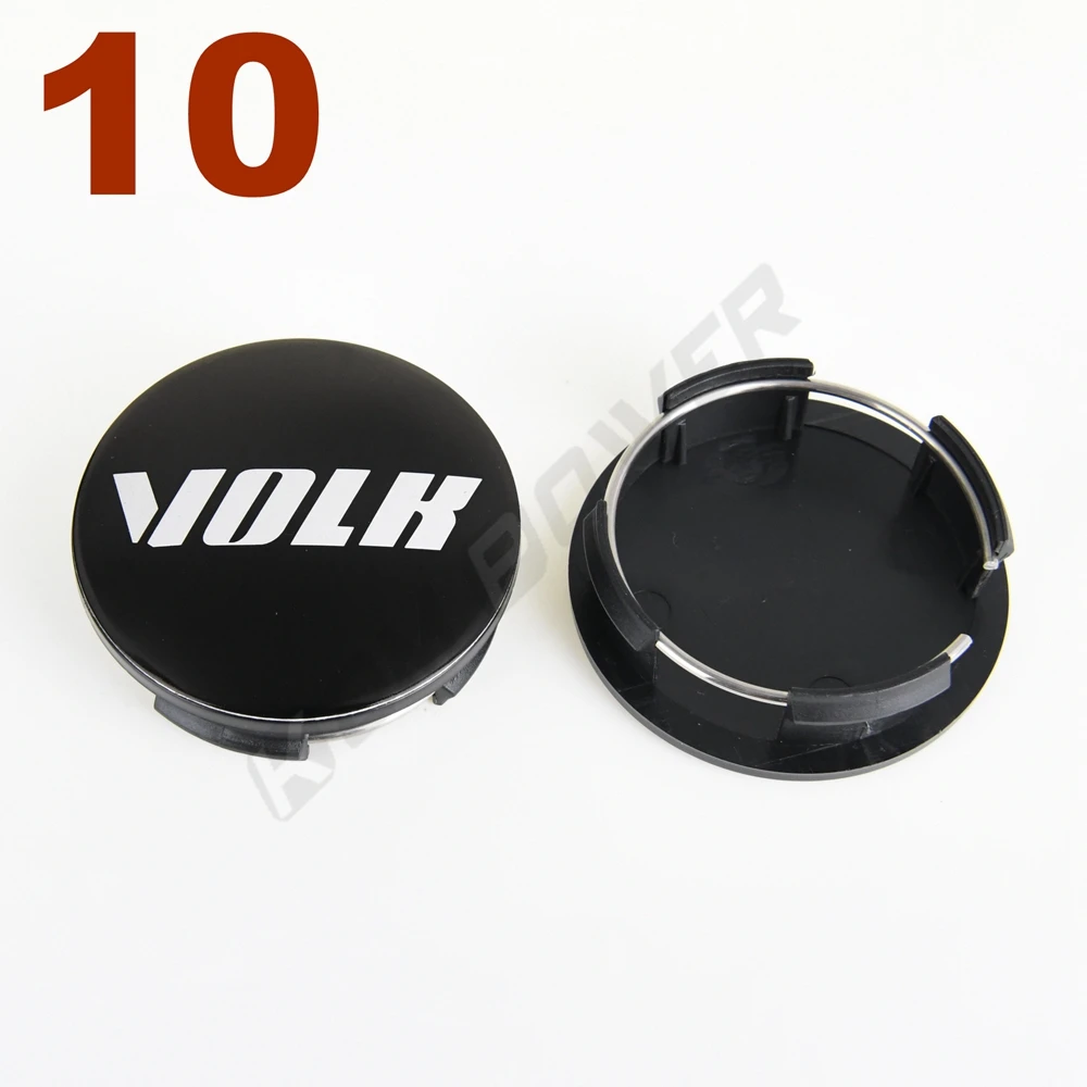 4 Pièces Capuchons De Centre De Roue OD 57mm 50mm ID Couvercles De Centre De Moyeu De Jante De Roue En Plastique Universels Snap-in Décoration De Modification De Moyeu De