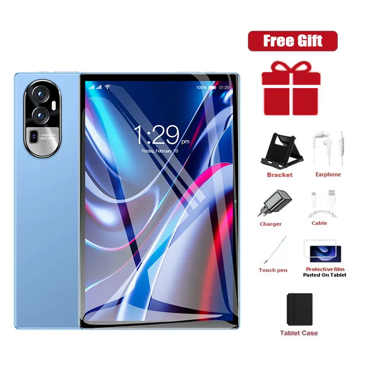thumbnail image 1 of 2024 versión Global Pad 15pro tabletas 10,1 pulgadas Android 13 Snapdragon 888 16GB RAM 1TB ROM 8000mAh batería SIM 5G WiFi Tablet PC, 1 of 5