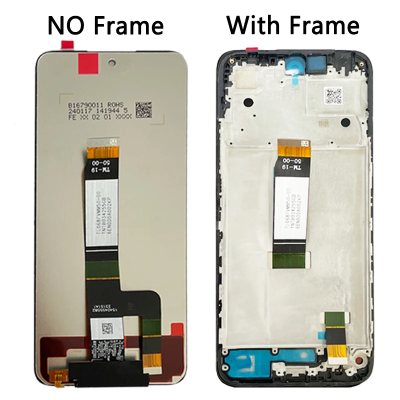 Display Touch Screen Digitizer Assembly Substituição Lcd Peças de Reparo Redmi 12 679 23053rn02a - Image 4