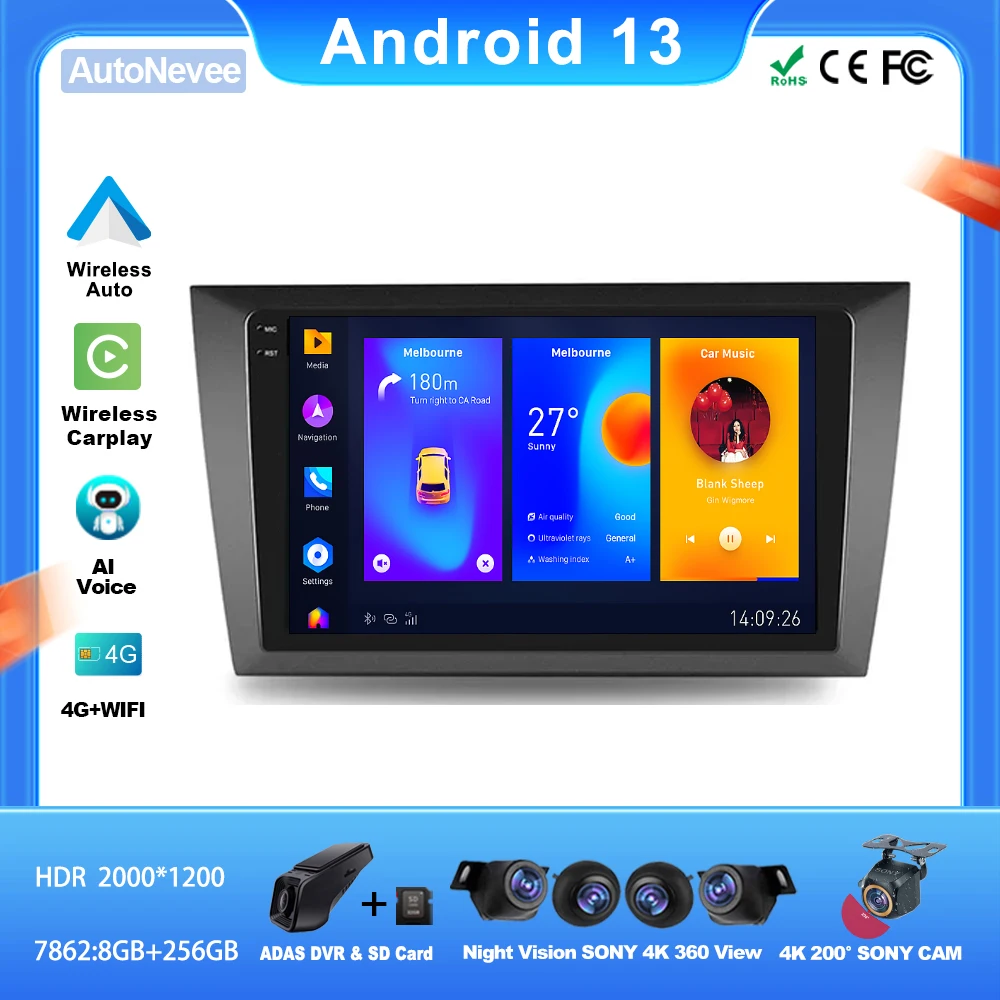 

Car Android Radio For VOLKSWAGEN GOLF 6 2010-2013 Automotive Multimedia Center Intelligent Vehicle Camera 5G DVD Wifi Screen