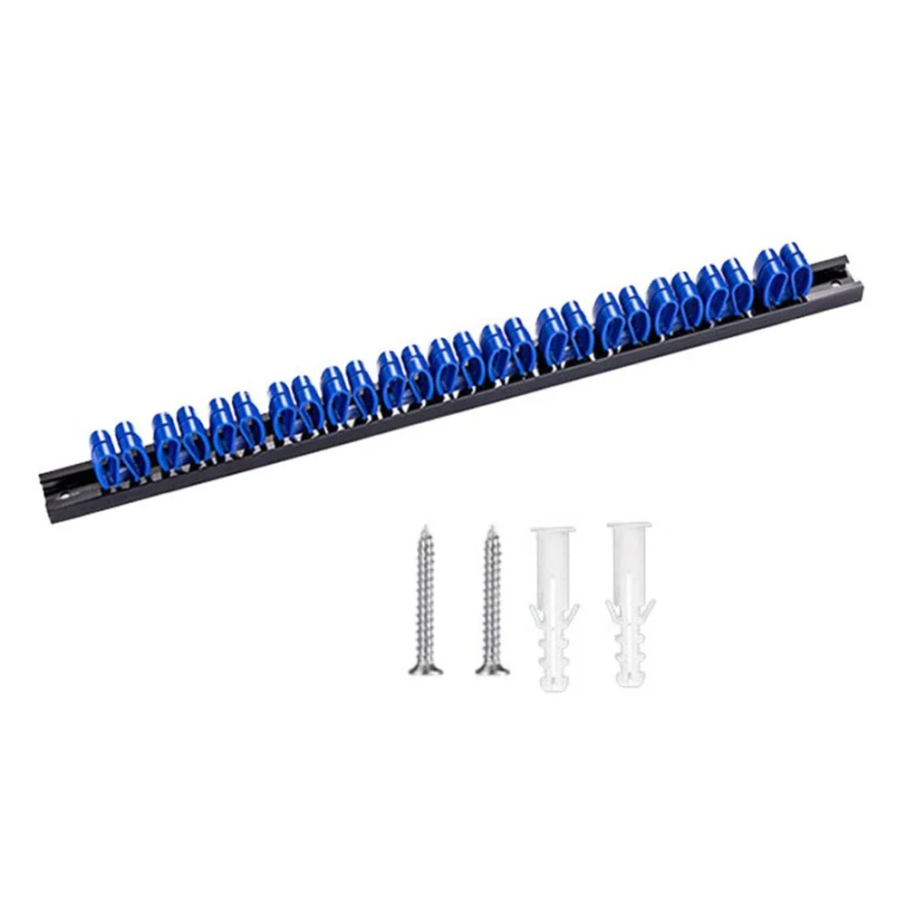 Screwdriver Organizer Tool Holder ABS Wall Mount Plastic Wrench Screwdriver Organizer 1pc