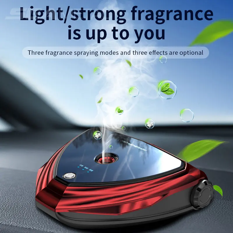 SEAMETAL Smart Car Air Freshener Intelligent Electric Fragrant Rechargeable  3 Modes Essential Oil Diffuser Nebulizer Remove Odor - AliExpress