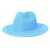 Wholesale Sun Hats Men Women Summer Panama Wide Brim Straw Hats Fashion Colorful Outdoor Jazz Beach Sun Protective Cap 7