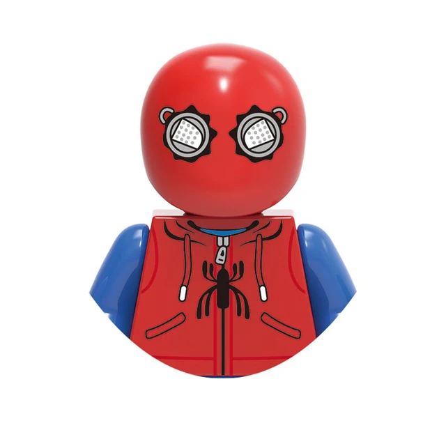 Brand DISNEY Spiderman Spider-Gwen Building Block Doctor Octopus Mysterio Miles Morales Lizard Electro Action Figure Kid Toys M-X1459