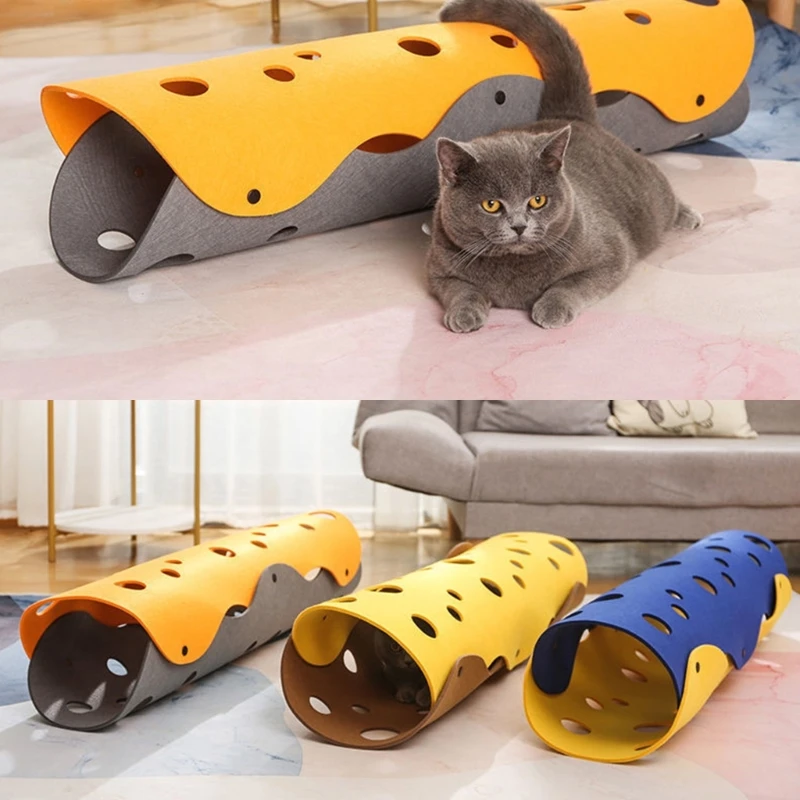 

Крытый складной туннель для кошек, туннель для котят, скучная игрушка для кошек, игрушка с отверстием для глаз