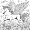 Adult Picture Book: Enchanting Unicorn Colouring Book Whimsical Animated Designs 5