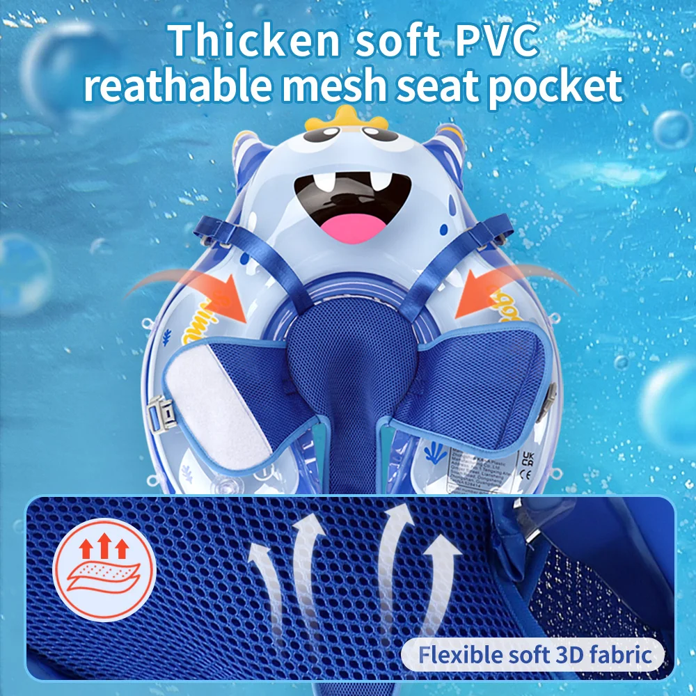 Swimbobo Kids Inflatable Baby Floating Water Toy Swimming Floats Waist Trainer Child Swim Pool Ring PVC Children Float 5