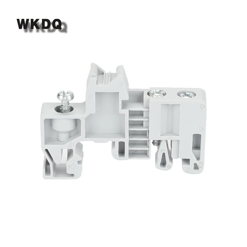 E/UK E/UK-2 WKF35 End Clamp 10Pcs Mounting NS35 DIN Rail Terminal Block Stopper Accessories Supporting Ends Termin Bracket wire connectors din rail terminal block din rail din rail bracket