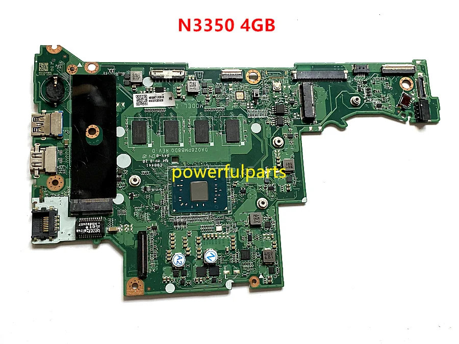 working good for Acer Aspire 3 A315-31 motherboard with N3350 CPU+4G ram NBGNT11004 DA0Z8PMB8D0 TESTED OK budget pc motherboard