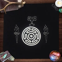 Hecate Goddess Tarot Tablecloth Tarot Spread Witch Altar Cloth For Tarot Readings Divination Pendulum Ritual Mat Board Game Pad 2