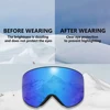 BRAND Winter Sports Ski Goggles UV400 Protection Ski Mask Male Female Anti-Fog Big Face Snow Glasses Skiing Snowboard Eyewear 5