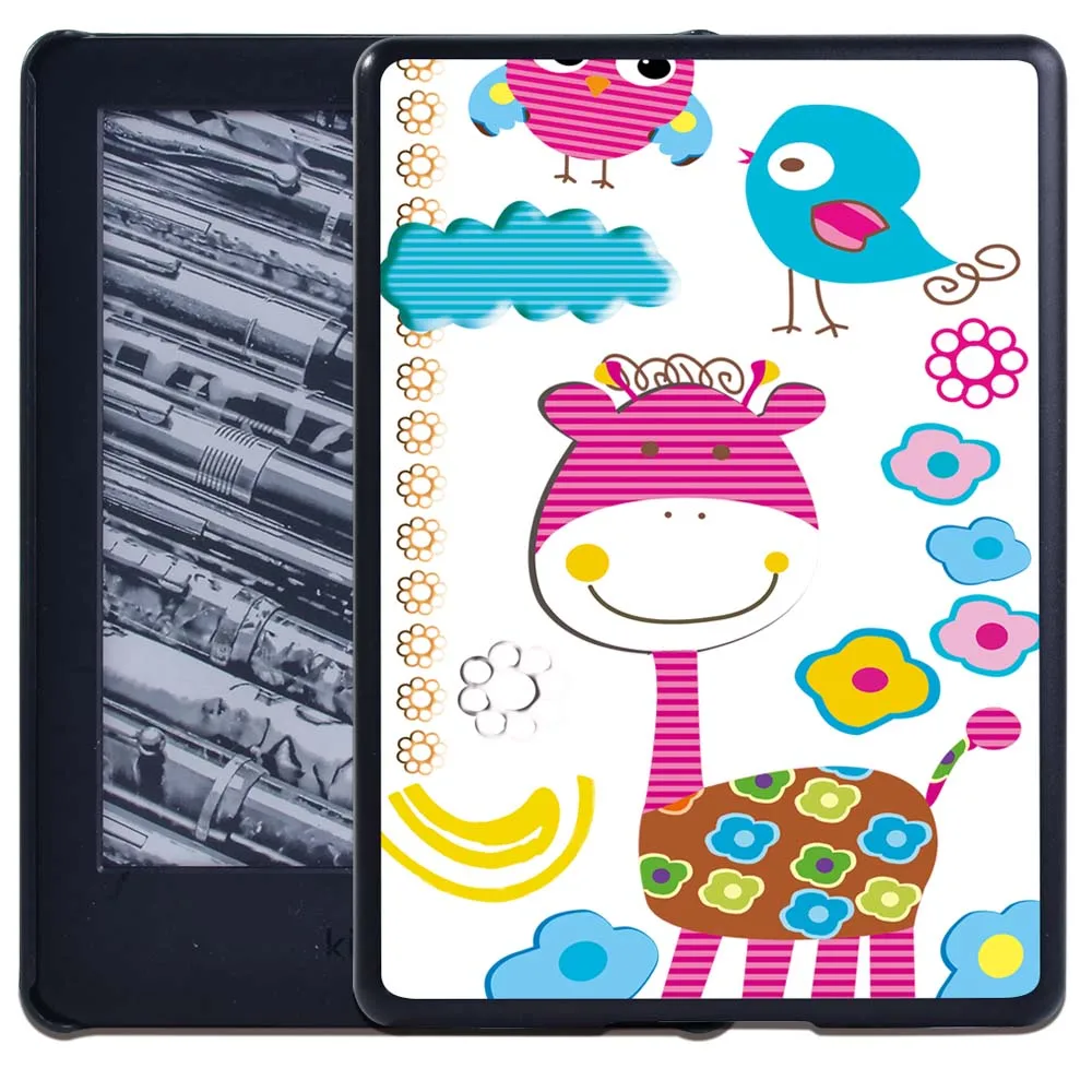 Kunstlederen hoes voor Kindle Paperwhite 10e generatie - bruin - met