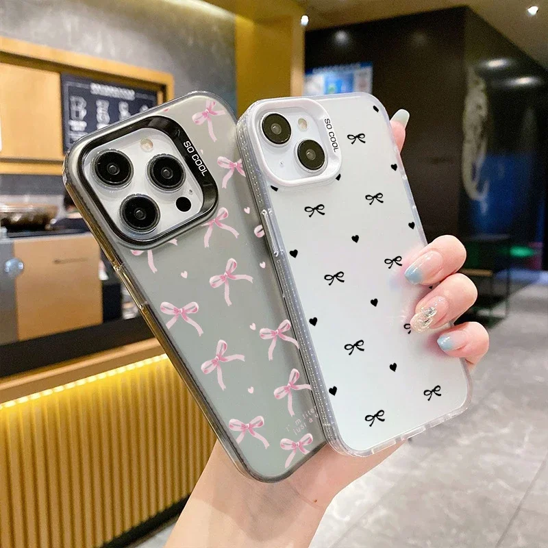 Bowknot Design Phone Case with Enhanced Protection