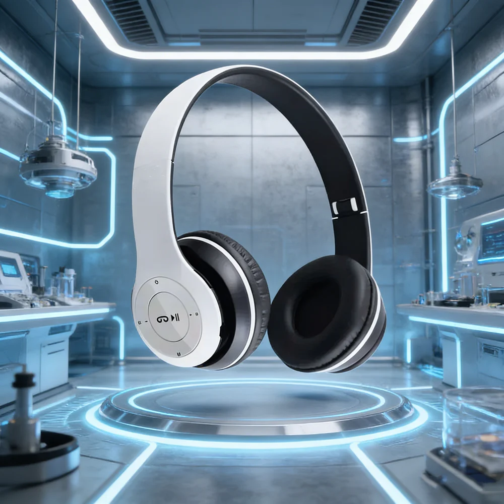 Wireless Bluetooth Headphone With HD Mic Foldable Headset Stereo Sound Earphones Sports Gaming Headphones 1