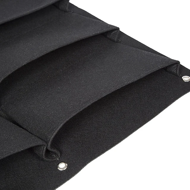 36/72 Zsebek Zöld Termesztési Táska Fal Függő Ültetési Táskák Ültetvény Vertikális Kerti Zöldség Élő Kültéri Otthoni Szerszám - Image 4