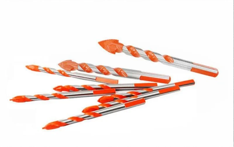 Drill Bits 3/4/5/6/8/10/12mm Tile Drill Bits For Glass Ceramic Concrete Hole Opener Hard Metal Alloy Triangle Bit Tools