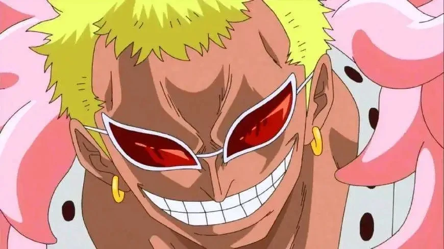 SOWOIOM Anime One Piece Doflamingo Cosplay Sunglasses Cosplay Prop 100%  Anti UV, Silver, Large : : Clothing, Shoes & Accessories