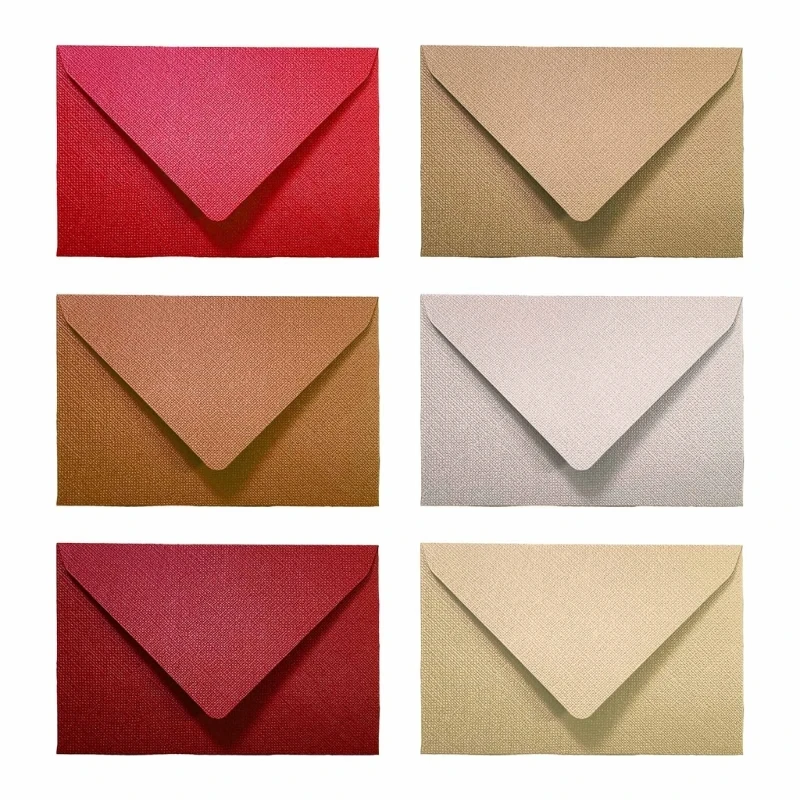 

10 Pack Colorful Mini Envelopes Gift Card Envelopes Bulk Small Paper Gift Card Sleeves Greeting Business Card Envelopes