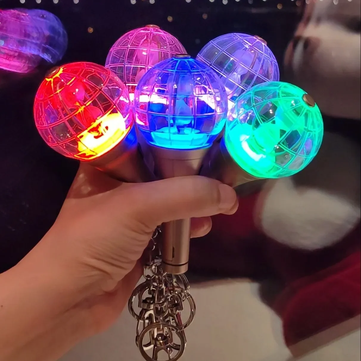 

Kpop ATEEZ Mini Lightstick Keychain Keyring Aniteez Hongjoong Seonghwa Wooyoung Yunho Yeosang San Mingi For Fans Gifts