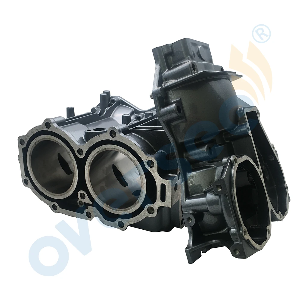 Full Set Crank Case with Sleeve 69P-15100-00-1S For 25HP 30HP Yamaha Outboard Engine 61N 69P Model 61N-15100 нижний корпус упаковки 61n 45315 00 00 для yamaha 69p 45315 00 61n453150000