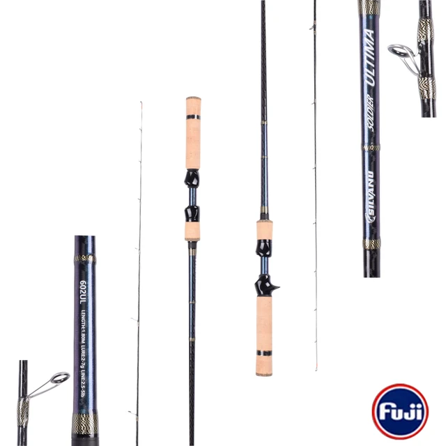Mavllos ULTIMA Bass Spinning Rod,Fast UL Tip with Fuji Ring,Lure 1-6g Line 2-6lb,30T  Carbon Ultralight Trout BFS Casting Rod - AliExpress