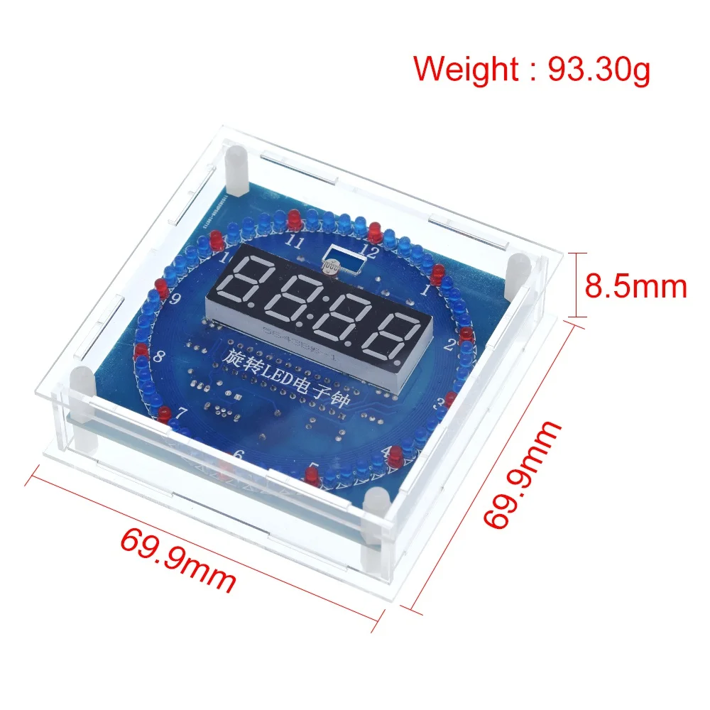Arduino Alarm Clock Despertador Arduino DS1302 Rotating LED