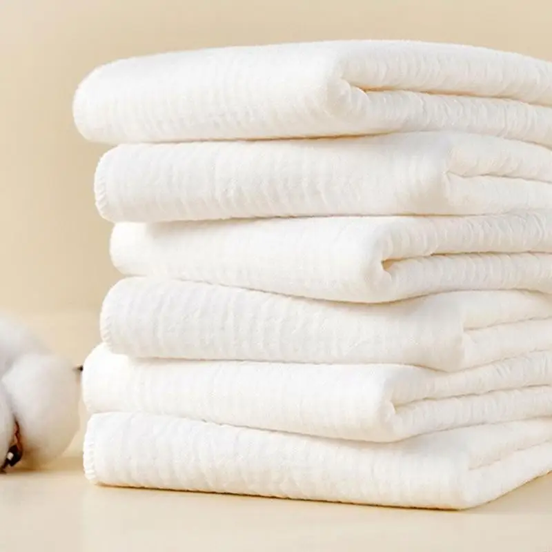 Cotton Washcloth Soft & Absorbent Towel Breatahble Burping Cloth for Newborns and Toddler Home Daily Care