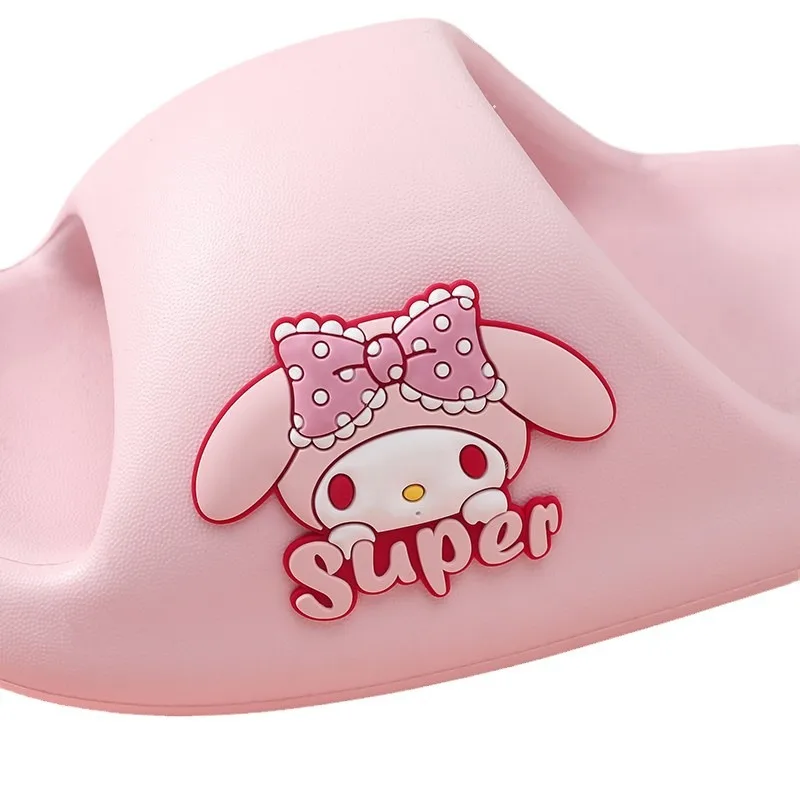 Summer Bathroom Household Slippers For Women Men Flat Non-Slip Cartoon Flip-Flops Beach Women'S Sandals Indoor And Outdoor