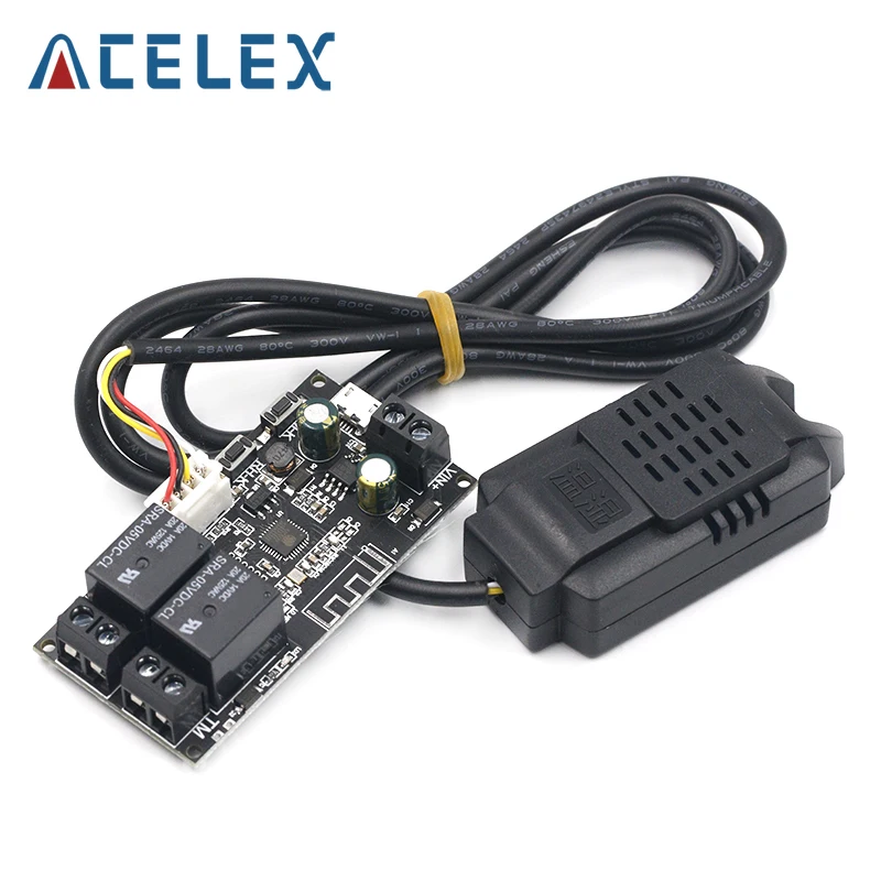 

Релейный модуль с Wi-Fi и дистанционным управлением температуры и влажности