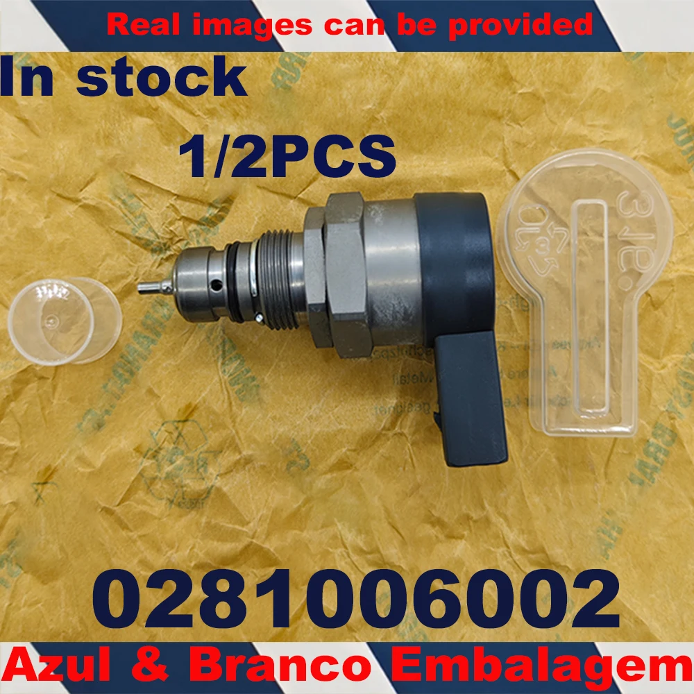 1/2 Pz Per B-Osch 0281006002 Box Regolatore Di Pressione Common Rail Regolatore Di Pressione Del Carburante 057130764H Per Audii Seat Skoda V-W