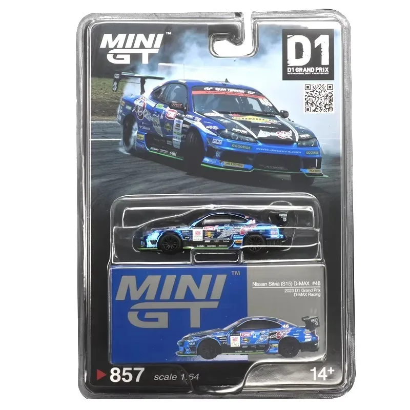 MINIGT 857 在庫あり1:64 シルビア日産 S15 D MAX レーシング