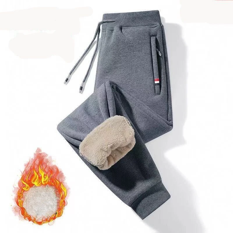 

2023 Autumn Winter Women Joggers Sportswear Warm Thicken Pants Casual Loose Fleece Comfortable Trousers Woman Solid Color