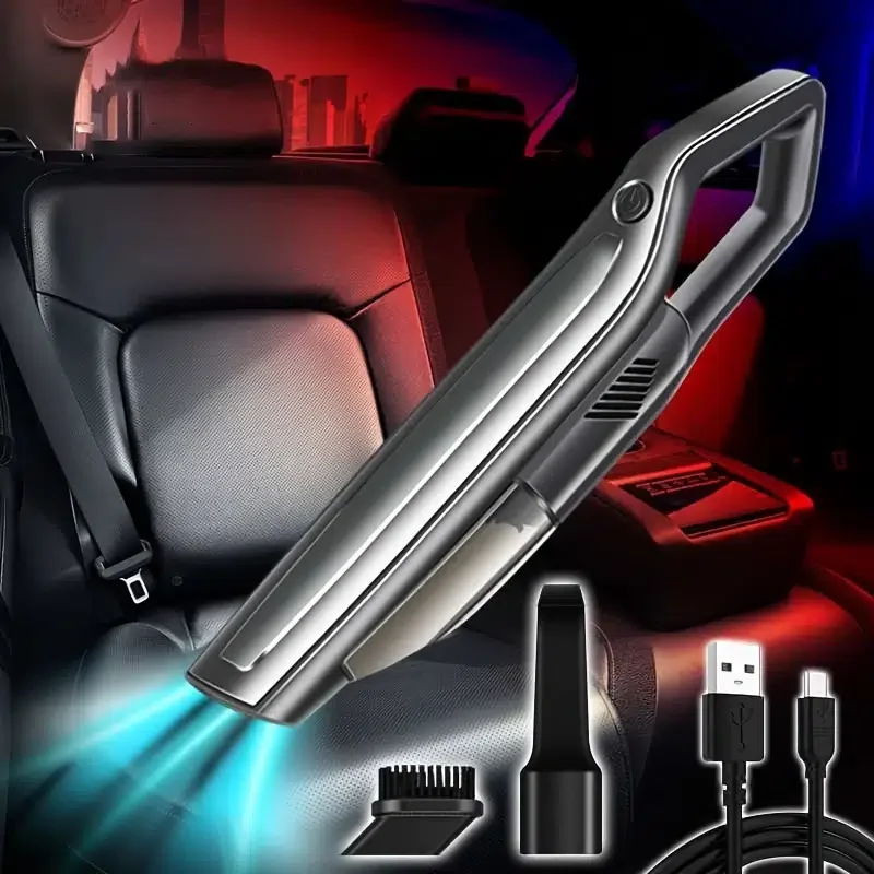 

1 шт. беспроводной пылесос, Автомобильный Ручной пылесос двойного назначения с сильной адсорбцией, инструмент для очистки автомобиля